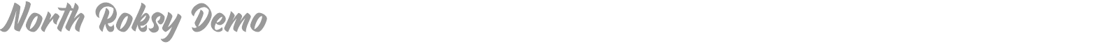 North Roksy font preview
